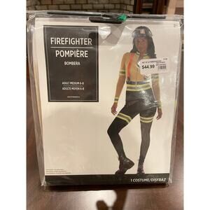 Women’s Firefighter Halloween Costume (size Medium, sizes 6-8)